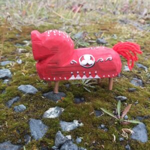 Лошадка маленькая на ножках с росписью